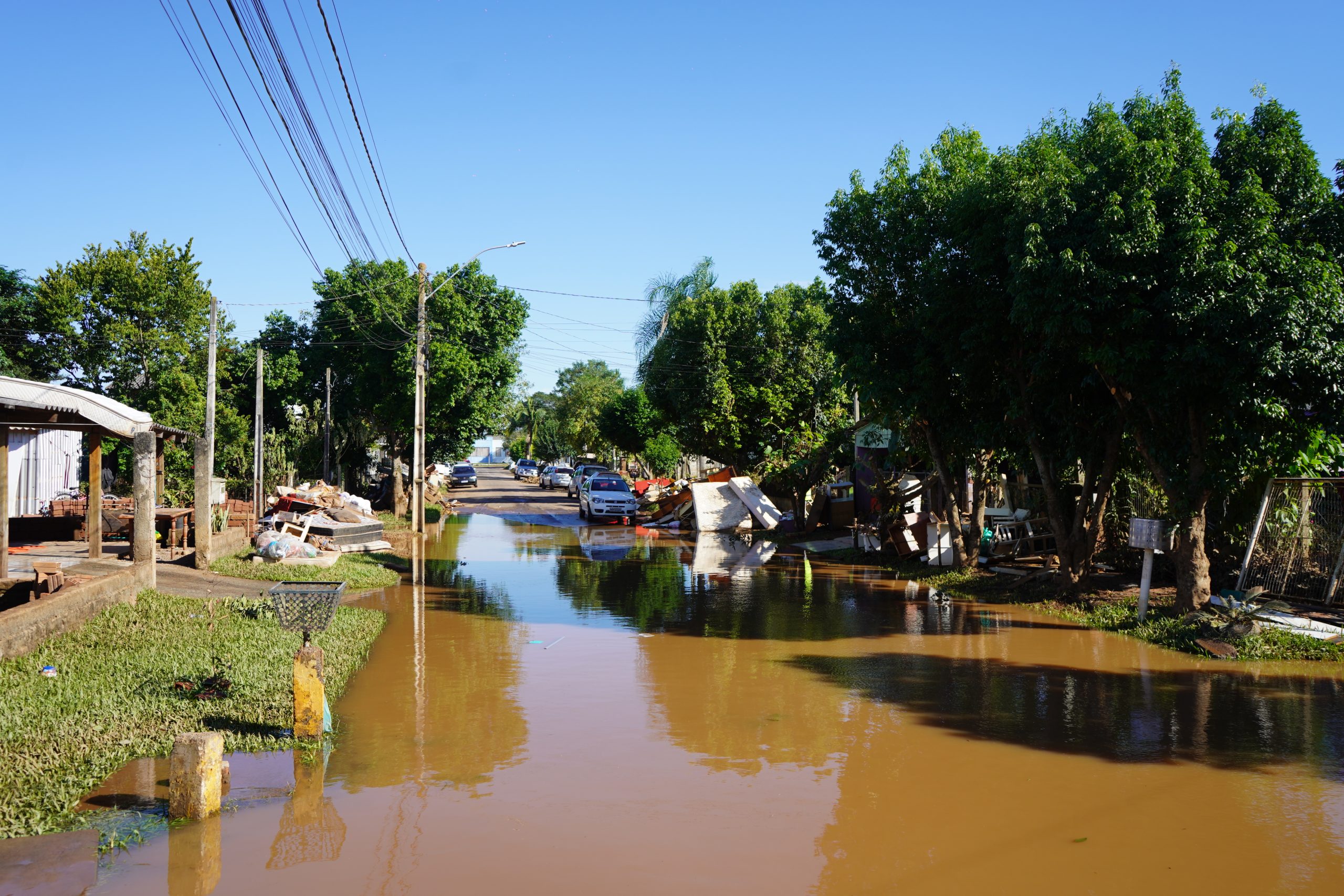 Sinos baixando lentamente e ameaça de mais chuva deixa Campo Bom em alerta