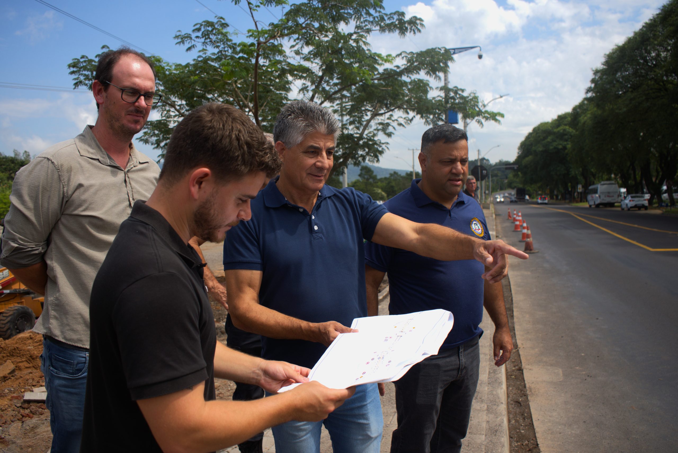 Rotatórias e faixas de segurança da Av. dos Municípios começam a ser remarcadas nesta quarta (29)