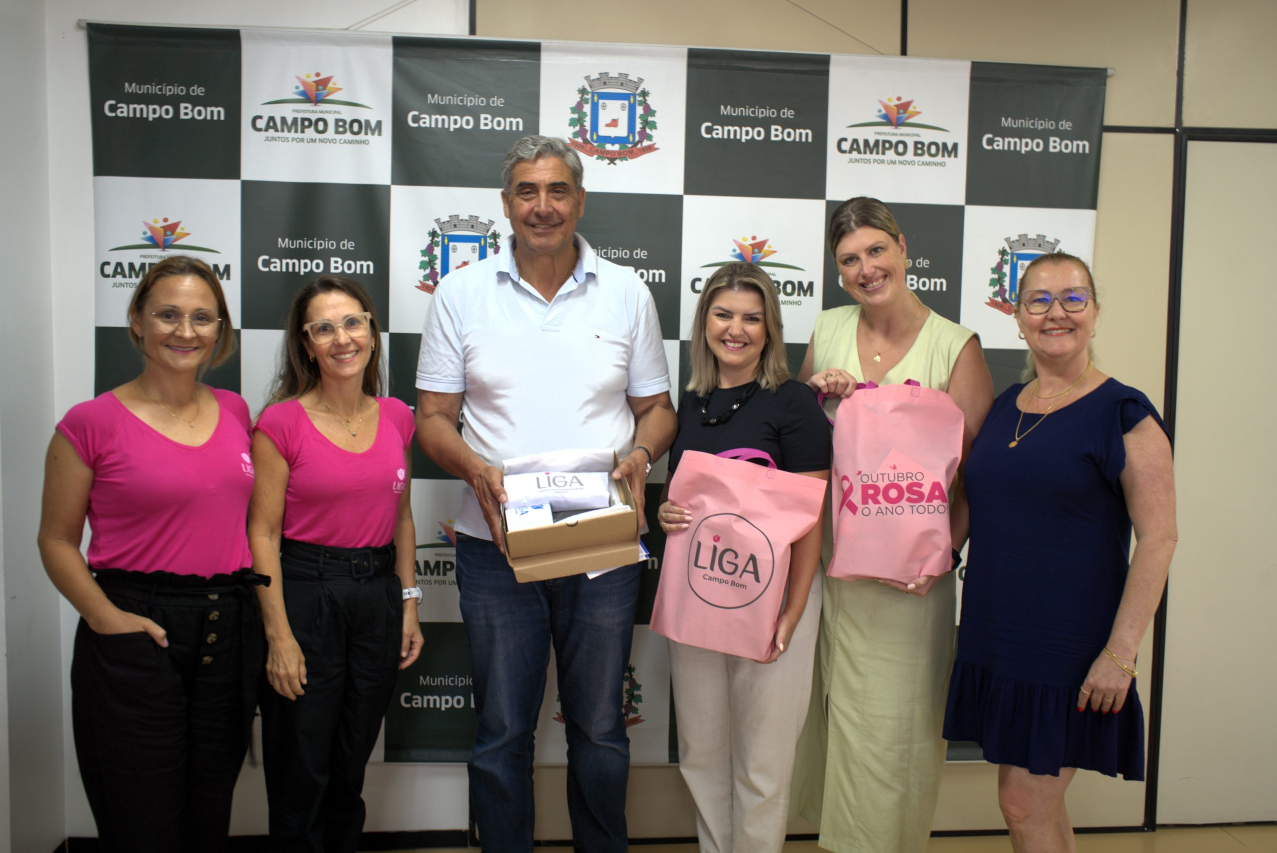 Administração Municipal reforça parceria com a Liga Feminina de Combate ao Câncer