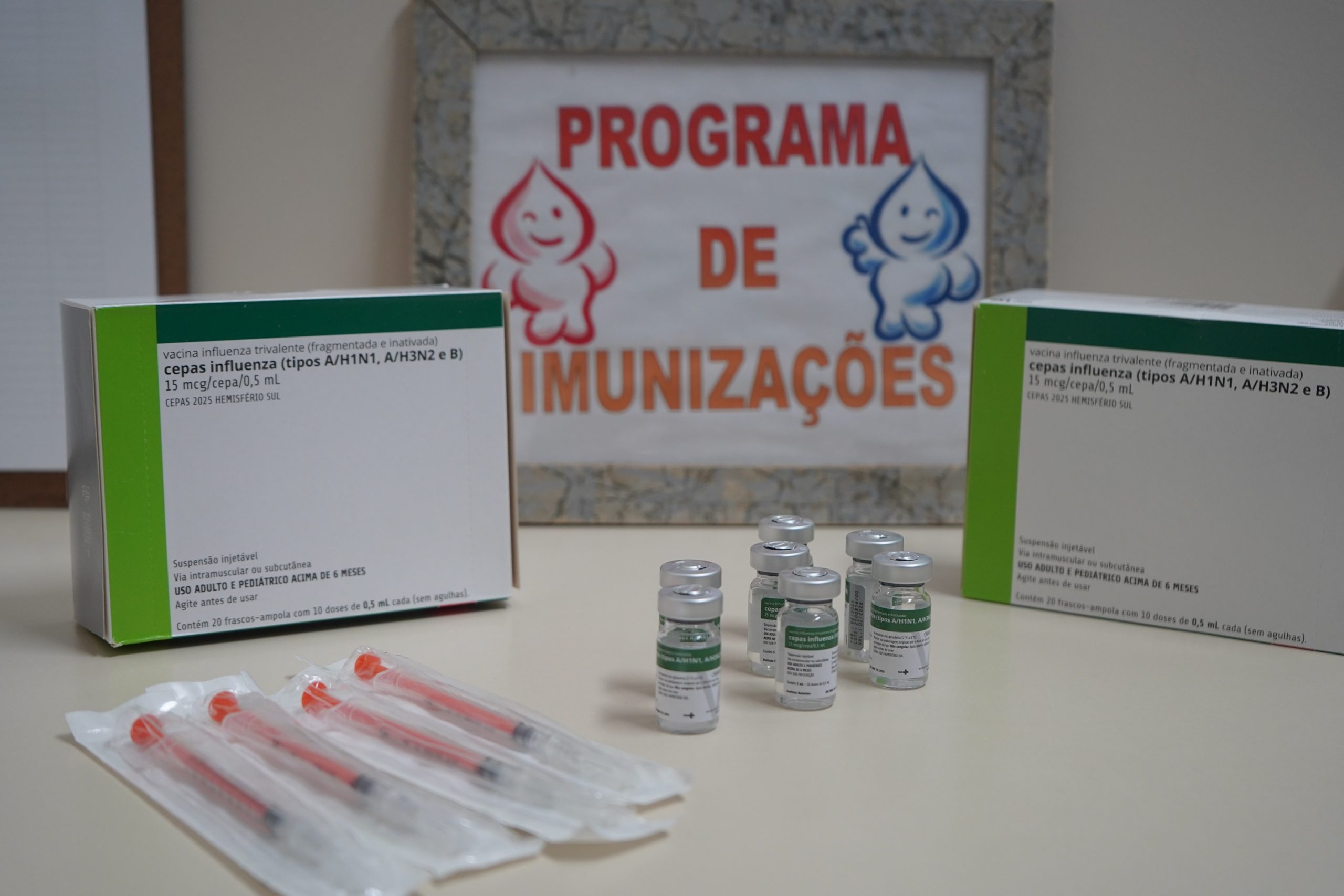 Vacinação contra a gripe inicia nesta quarta-feira (02)
