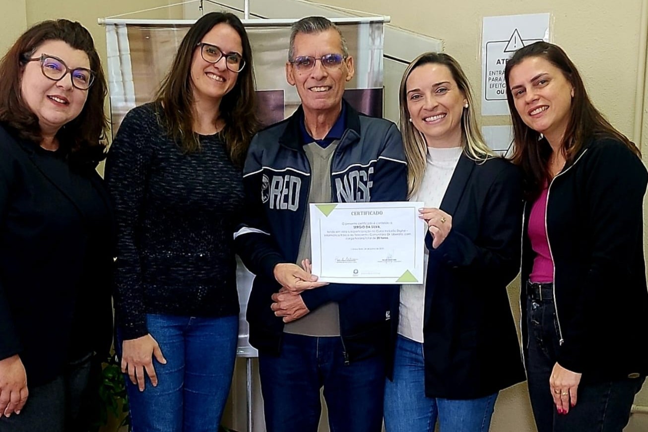 Formatura do Projeto Inclusão Digital do Telecentro Dr. Liberato