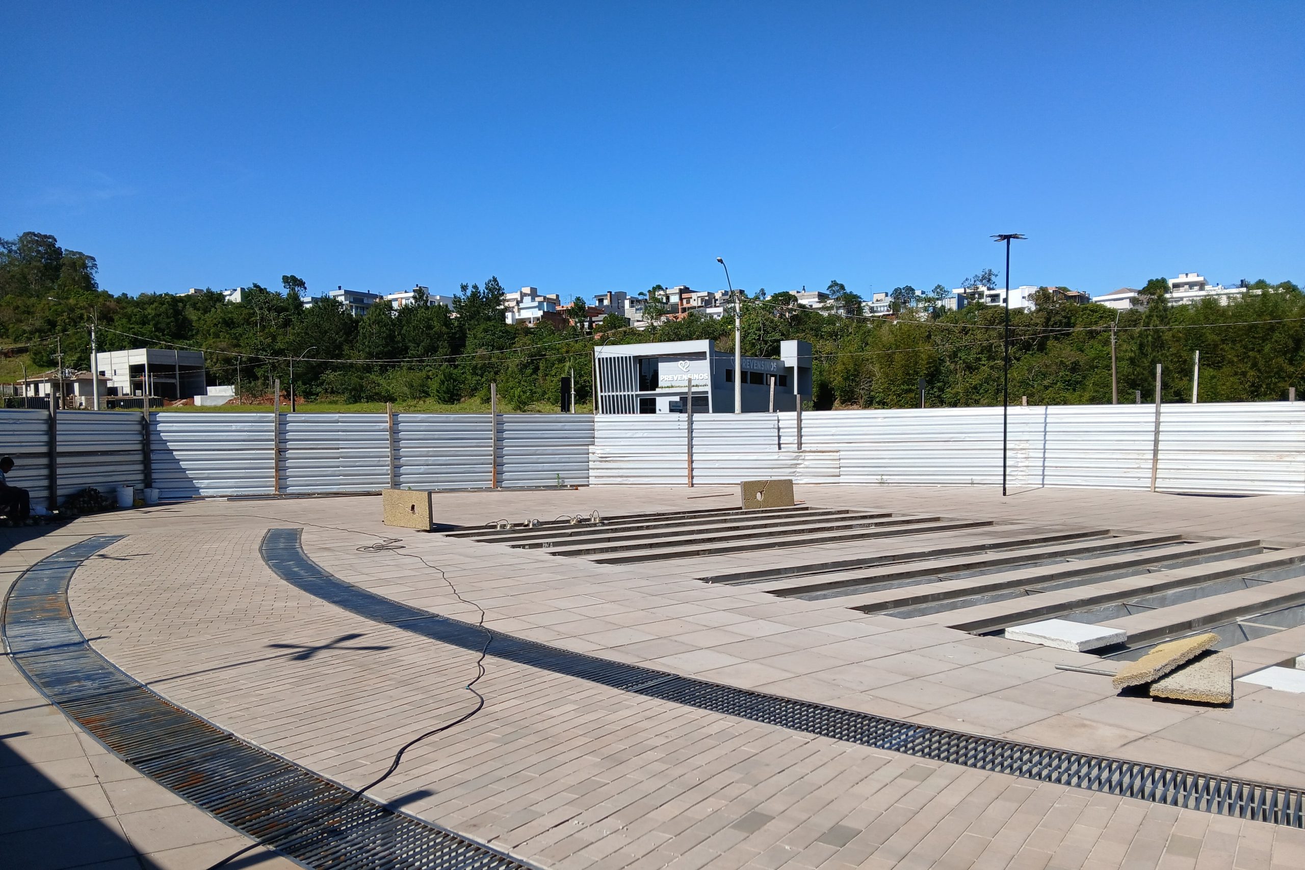 Manutenção do chafariz do Parcão deve ser concluída na primeira semana de novembro