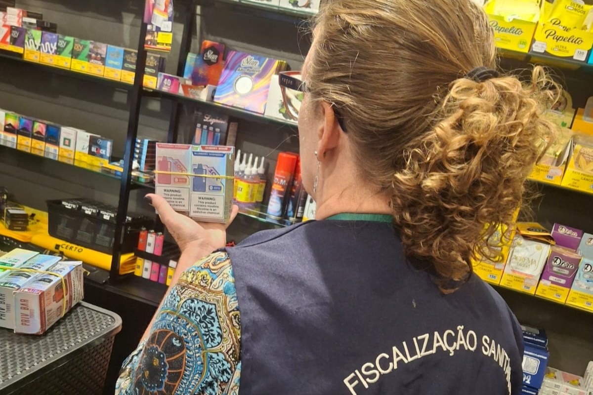 Vigilância Sanitária e Brigada Militar realizam apreensão de cigarros eletrônicos