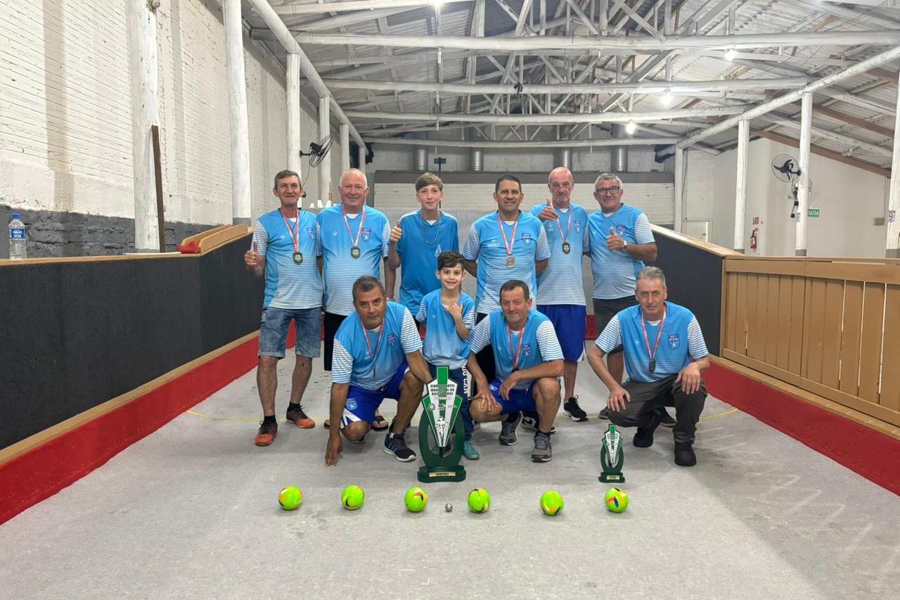 Amigos da Operária é campeão do Municipal de Bocha Veterano