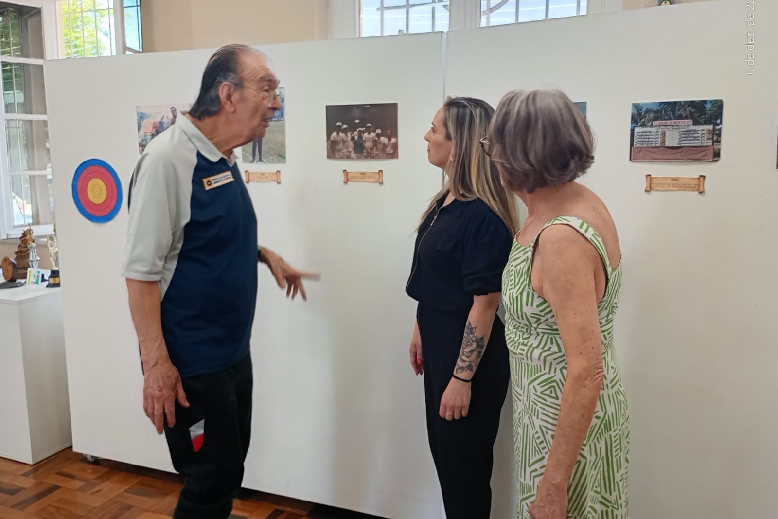Exposição do Dr. Francisco no Tiro com Arco segue até quinta no Espaço Cultural Dr. Liberato