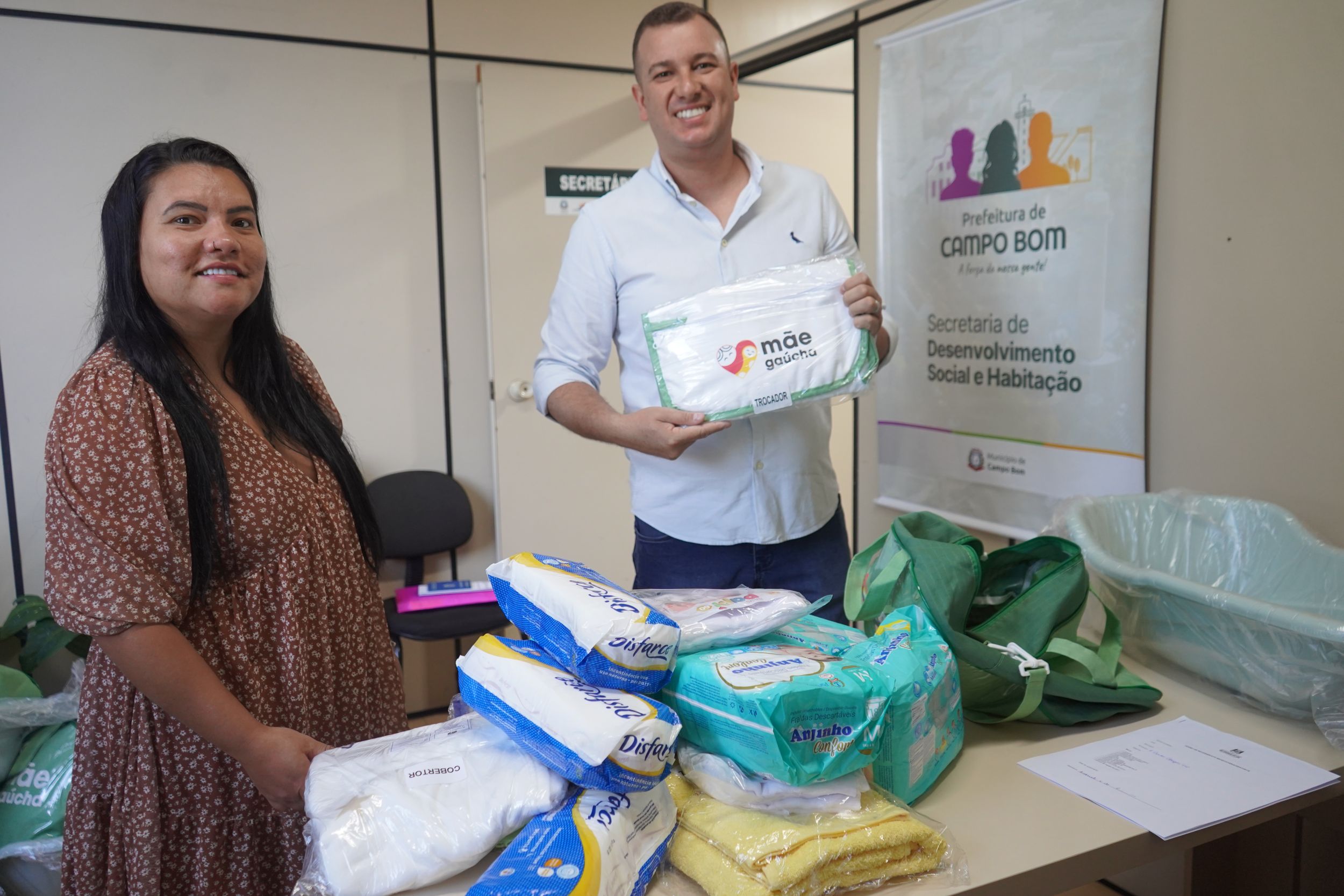 Campo Bom recebe novos kits do Programa Mãe Gaúcha
