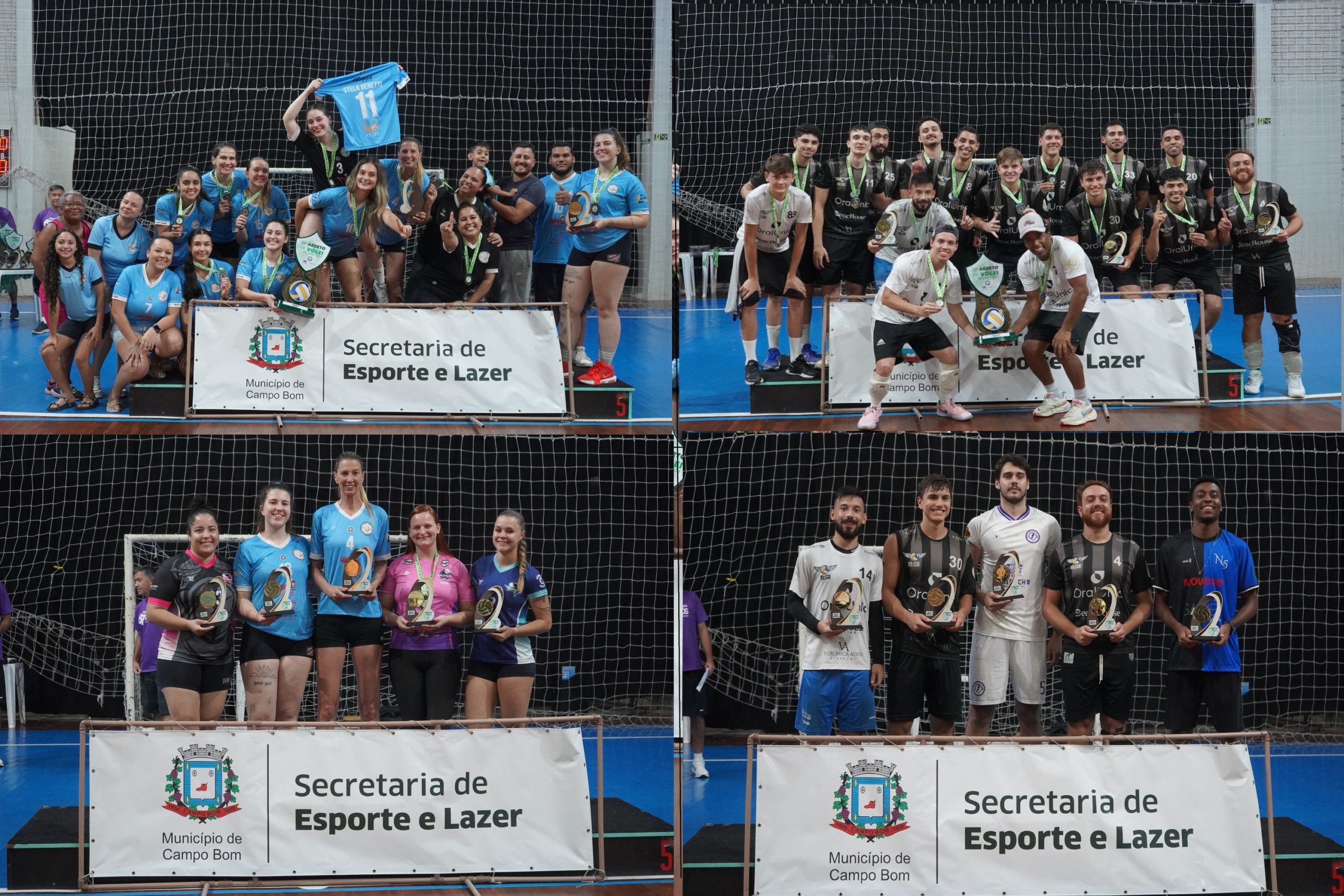 Max Team e Elite são os campeões do 39º Aberto de Vôlei de Campo Bom