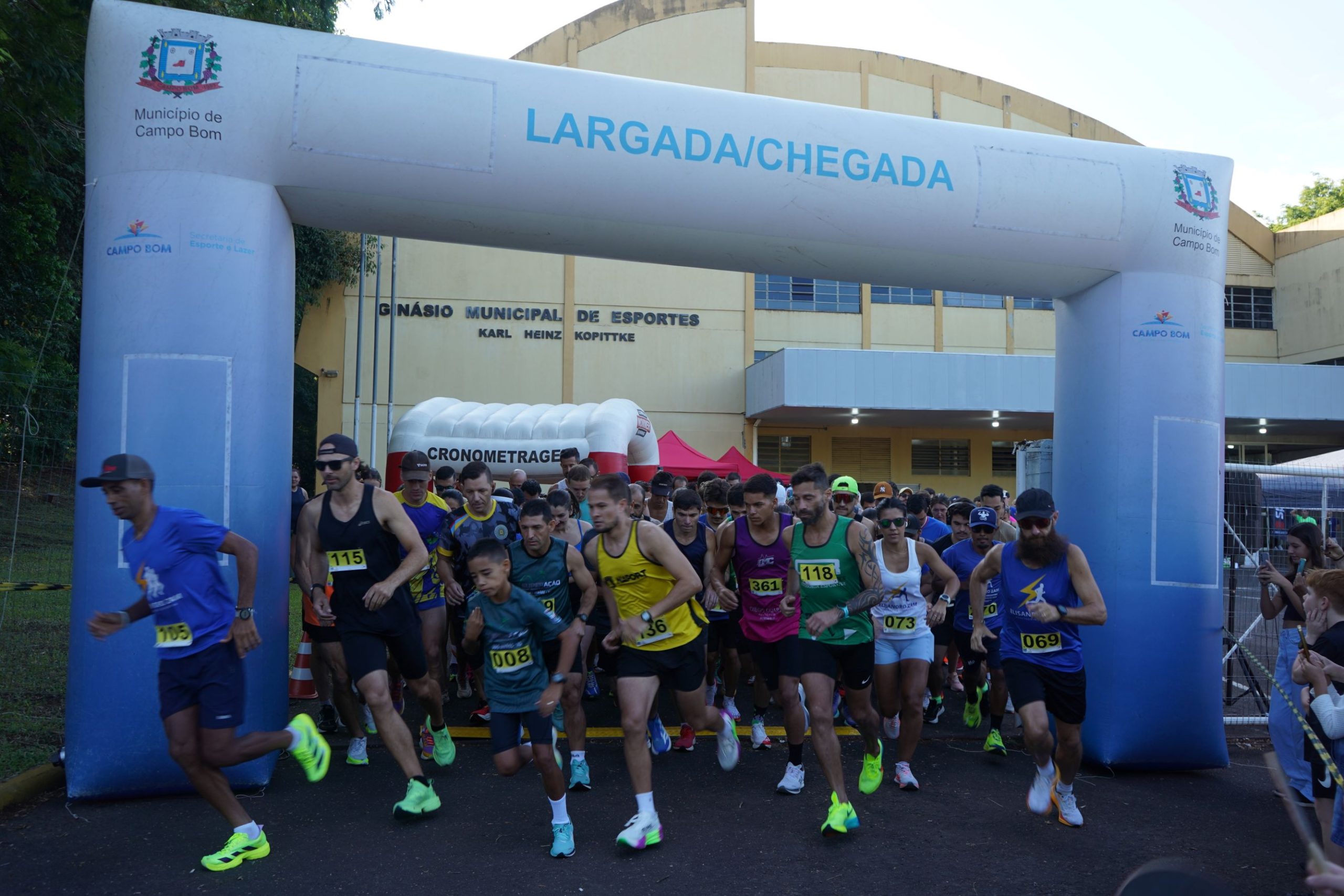 Rústica de Aniversário reúne mais de 370 corredores e celebra os 67 anos de Campo Bom