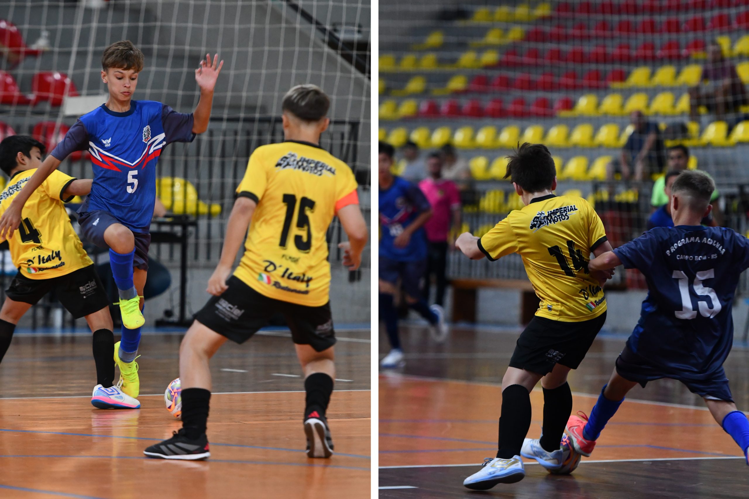 Resultados da rodada da Copa Feevale de Futsal disputada em Campo Bom