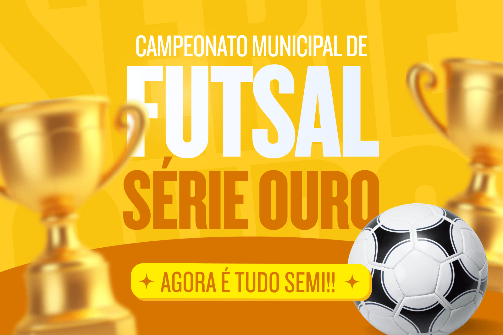 Jogos semifinais do Futsal Série Ouro de Campo Bom acontecem na sexta-feira