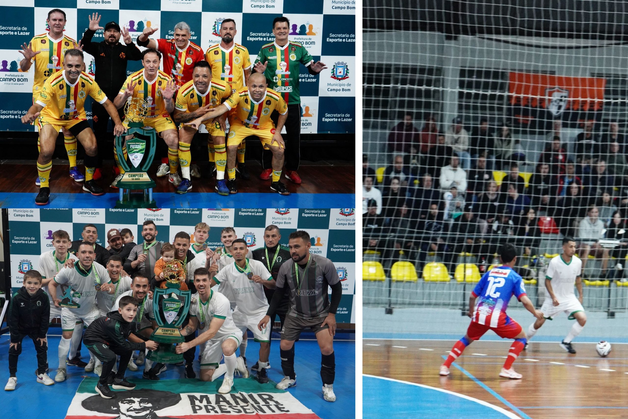 Olympique e Treze são os campeões do futsal 50 Anos e Série Ouro