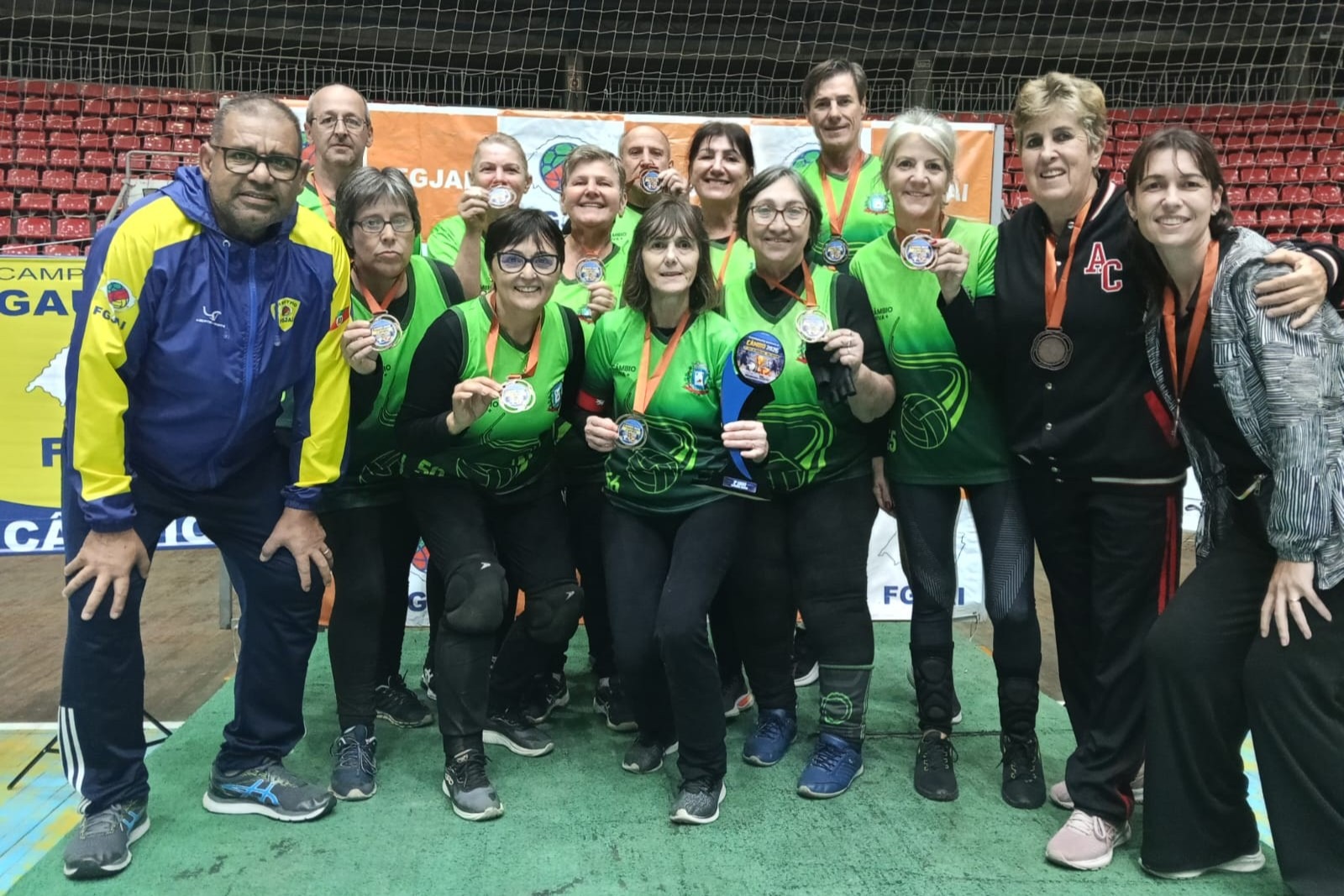 Equipe máster de Campo Bom classificada à final do Gaúcho de Câmbio