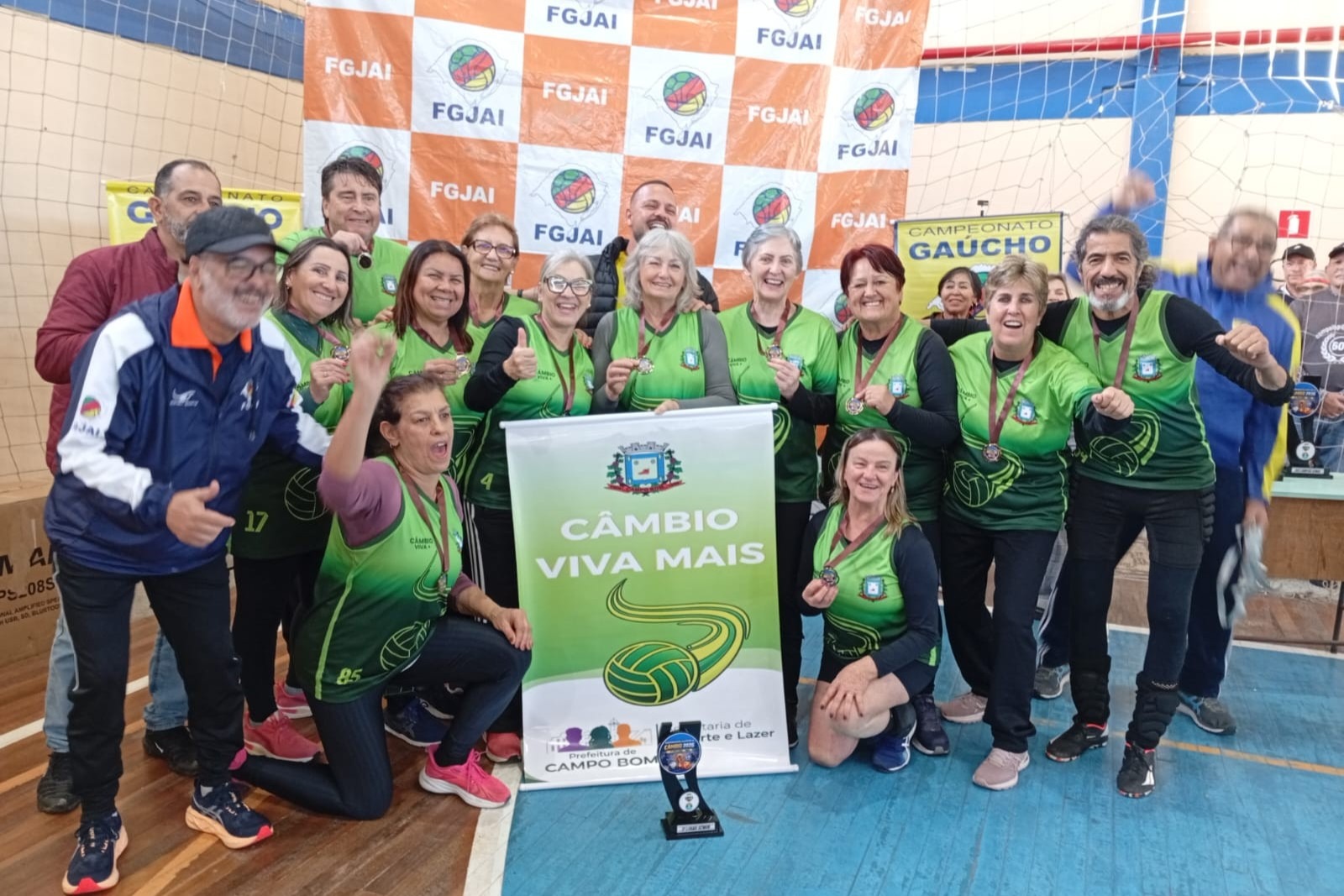 Equipe sênior de Campo Bom também se classifica às finais do Gaúcho de Câmbio