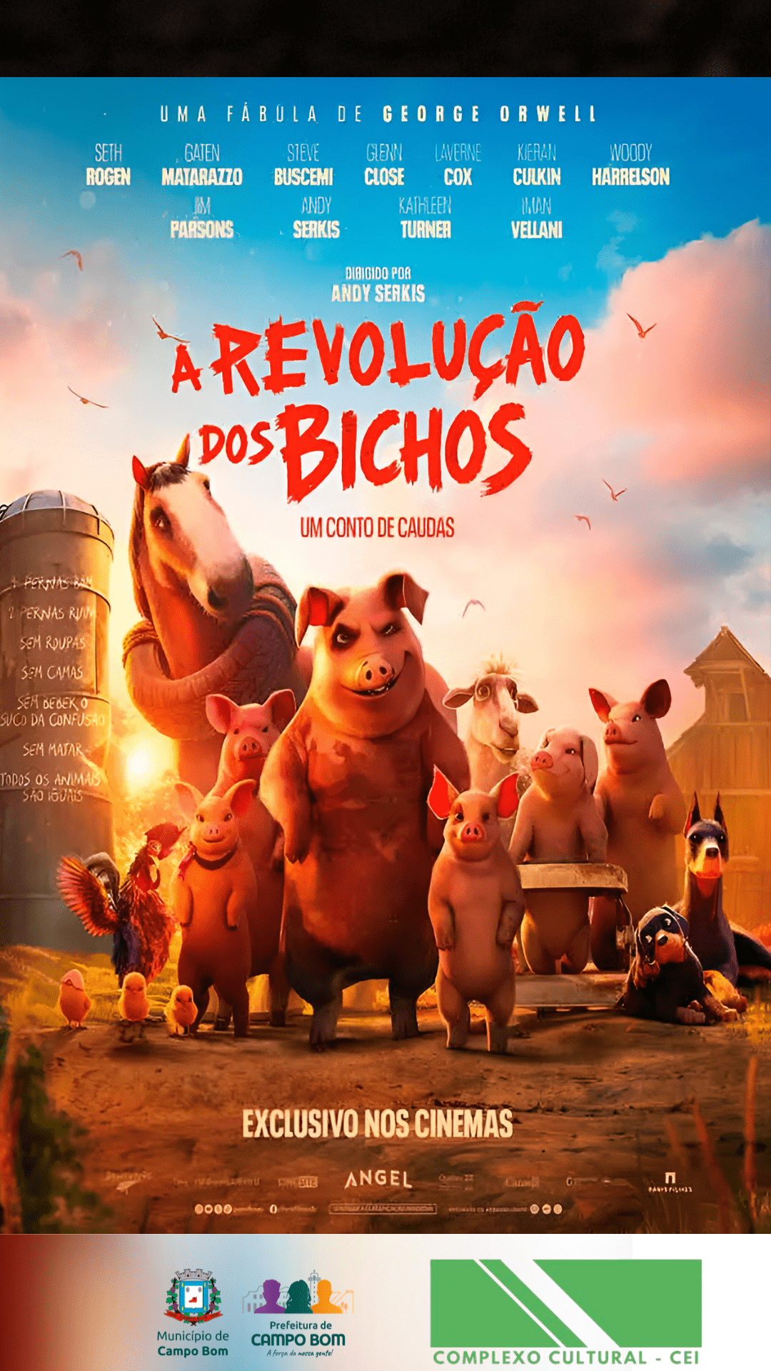 cartaz da tv