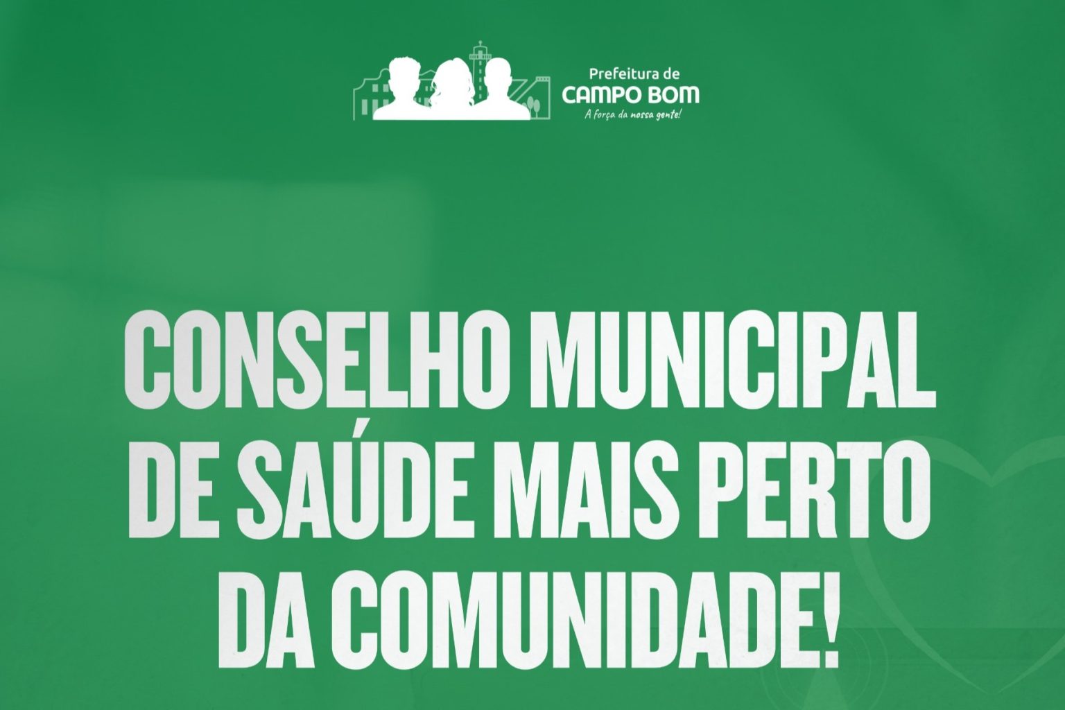 Conselho Municipal de Saúde realizará reunião no bairro Paulista na terça-feira