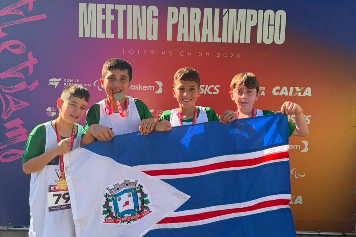 Campo Bom conquista oito medalhas de ouro no Meeting Paralímpico Loterias Caixa
