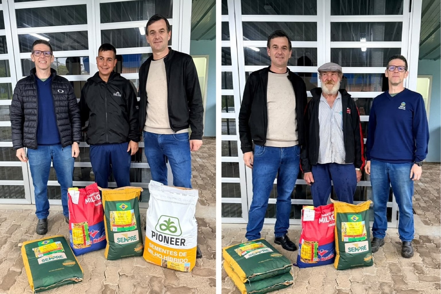 Agricultores campo-bonenses recebem sementes de milho da Emater