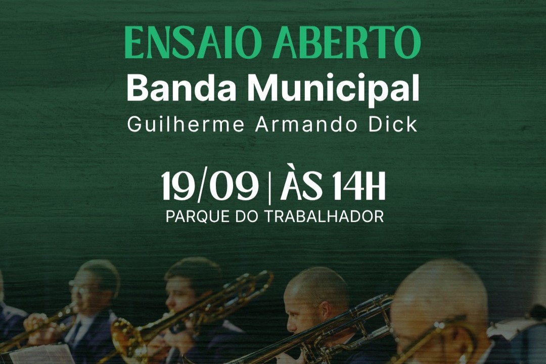Banda Municipal faz ensaio aberto na Semana Farroupilha